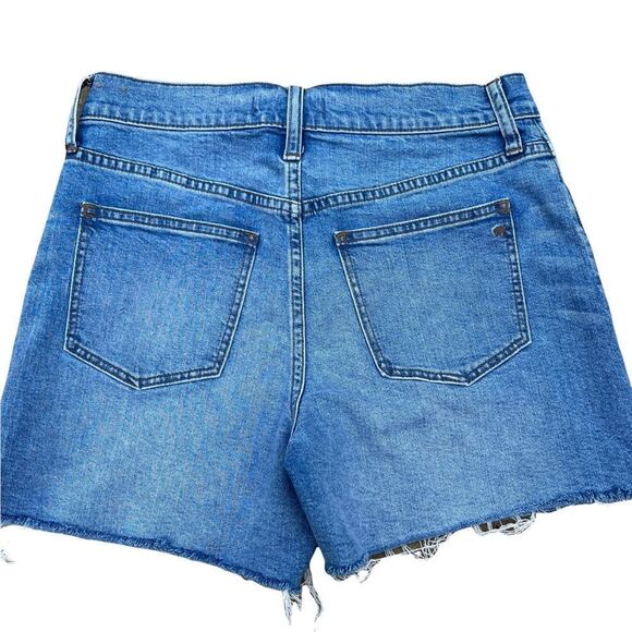Madewell High Rise Button Fly Cut Off Denim Shorts 27 - Picture 4 of 7